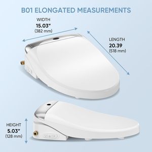 Умное сиденье для унитаза с беспроводным пультом и боковой панелью - Product Image 3