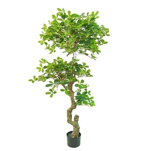 DOLA Newest Landscape Artificial Plants Tree Home Decor Bonsai Tree Plastic Plants Pots Garden Modern Fake Plants