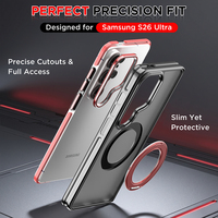 AUREXIONICS Casing Transparan Berlapis Embun untuk Samsung Galaxy S26 Ultra