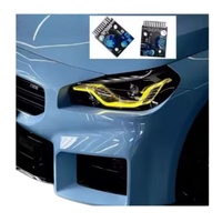 Module DRL jaune TR avec dissipateur thermique pour BMW M2 G87 G42 220i 230i M240i 2022 2023, module DRL jaune, feux de jour à LED