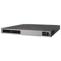 Commutateur d'accès Ethernet intelligent 24 ports POE S5735- S24P4X 10G Capacité VLAN QoS SNMP SFP Stock 100m Connecteur optique empilable