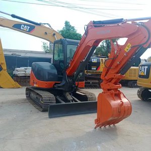 Mini pelle sur chenilles Hitachi ZX65 de 6 tonnes d'occasion pompe amphibie moteur Hino Kawasaki Valve hydraulique moteur Doosan Isuzu - Product Image 3