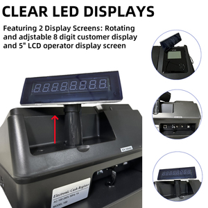 Caja Registradora Electrónica Antigua Longfly, Sistema <span class=keywords><strong>POS</strong></span> Antiguo en Venta, Terminal <span class=keywords><strong>POS</strong></span> de 64 Teclas, Pantalla LCD, Hardware <span class=keywords><strong>POS</strong></span>, EPOS TPV - Product Image 3