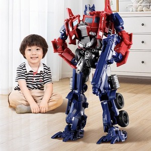 Jouets de transformation de dessin animé pour enfants, 5 modèles de dinosaures, unisexe, main, 6 voitures, robot, roi Koong, plastique ABS, échelle 1:5, jeu lumineux - Product Image 2