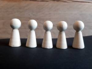 Jetons de jeu en bois, idéaux pour les jeux de société, les outils éducatifs et les projets d'artisanat - Product Image 5