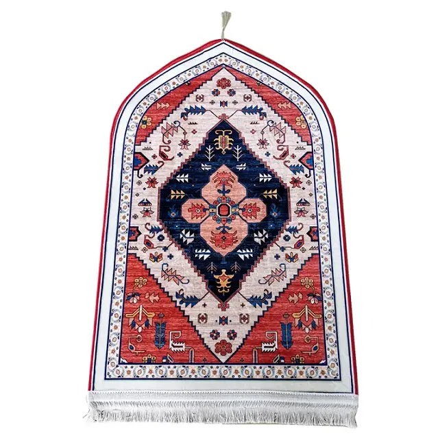 Sajadah matras doa berbantalan 70*110cm, karpet doa islam lembut, tebal