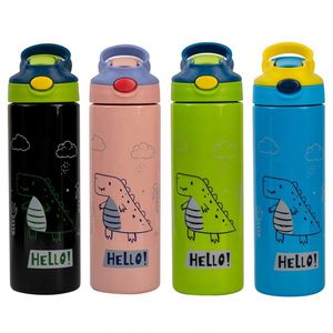 Vasos Sippy para Niños de 500 ml al por Mayor, Vasos Rectos Aislados de Acero Inoxidable de Doble Pared para Sublimación - Product Image 6