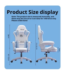 Wayon Ergonomic Leather Gaming <strong>Chair</strong> Lift <strong>Chair</strong> Massage Foldable Design Extendable Adjustable Armrest High <strong>Back</strong> Home Office Use - Product Image 6