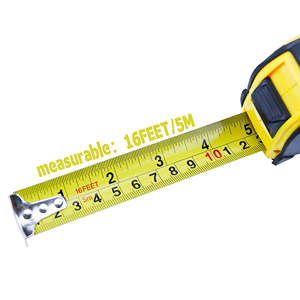 Ruban à mesurer 5M/16FT, 7.5M/25FT, 10M/33FT, logo personnalisé, lame de ruban à mesurer, ruban à mesurer avec acier au carbone automatique - Product Image 5