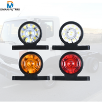 Produits en gros 24V LED Camion Double Face Caoutchouc Lumière Rouge Jaune Blanc pour Camion Voiture Led Travail Côté Lumière