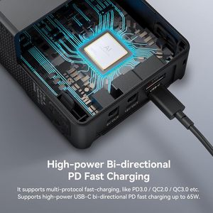 Smallrig V 마운트 배터리 VB99, 6700mAh 99Wh 14.8V 미니 V 마운트 배터리 지원 65W PD USB-C 고속 충전기-3580 - Product Image 3