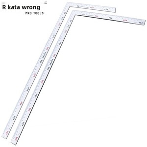 Угольник столярный Kaida из нержавеющей стали, L-образный, 90 градусов, 500 мм/300 мм, модели KT3303/KT3305 - Product Image 2