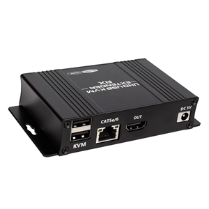 Precio al por mayor HDMI USB KVM Extender 120M 4K 30Hz Ethernet HDMI Video Transmisor Receptor Extensor Adaptador Convertidor - Product Image 3