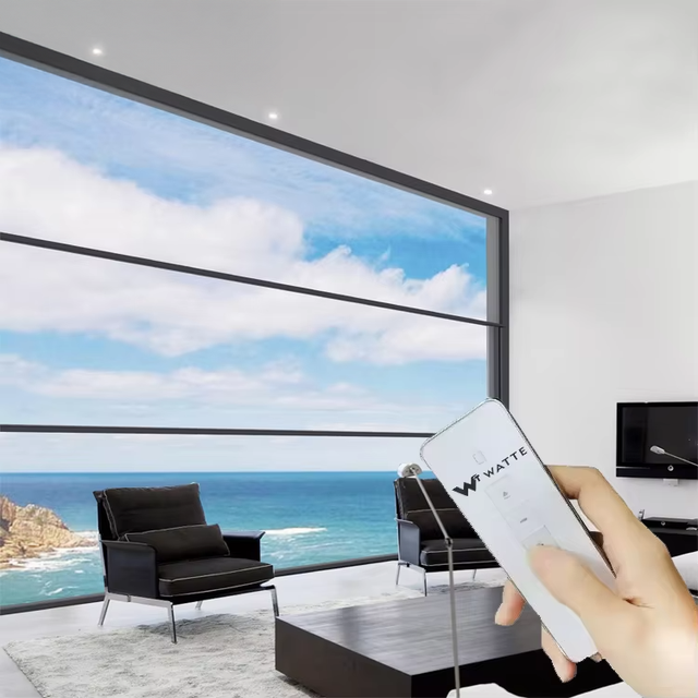 Luxury Modern Luxury Modern Lifting Aluminum Windows Large Motorized Vertical Upward Sliding Low-e Glass Window Residenc