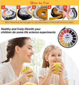 Rollos de 5m de <span class=keywords><strong>Tiras</strong></span> de Papel de Prueba Universales de 0-14 <span class=keywords><strong>PH</strong></span> para Análisis de Agua, Cosméticos, Jugos y <span class=keywords><strong>Orina</strong></span> en Laboratorio - Product Image 6