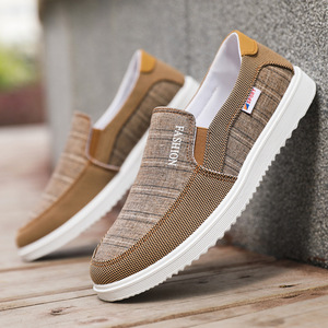 Mocasines ligeros y cómodos de lona vaquera para hombre, zapatos náuticos, mocasines informales sin cordones para hombre, zapatillas de deporte para hombre - Product Image 4