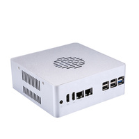 Computadora de Escritorio Qotom, 8 Puertos USB, LAN Dual, CPU Core I3 I5 I7, Chipset H110, Diseño con Ventilador, Mini PC Q600S