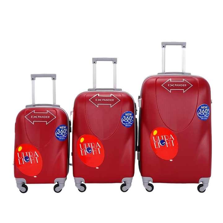 Hard Shell Case Luggage Travel Luggage Trolley Plastic Rolling Luggage