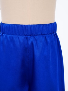 Pantalones de satén de pierna ancha para niños de 6 a 16 años, ideales para danza de adoración, litúrgica, lírica, coro, presentaciones y práctica de danza latina. - Product Image 3