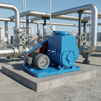 Venta Directa de Fábrica: Bomba de Vacío de Paletas Rotativas de Una Etapa 2X-2 de Alta Presión con Motor Trifásico de 0.37kW, OEM para Vacío en Mecanizado