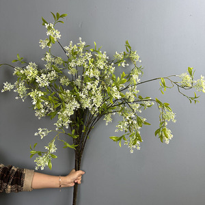 Flores Artificiales para Boda, Rama Grande de Forsythia en Cascada, Lila Artificial, Decoración Floral para el Hogar, Sala de Estar, Paisajismo, Venta al por Mayor - Product Image 2