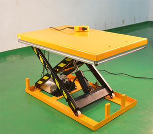 1T 2T 4T Platform angkat garpu ganda listrik tetap, gunting Platform hidrolik mengangkat otomatis - Product Image 3