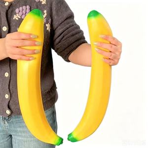 Best-seller transfrontalier unisexe anti-stress, jouet de simulation en silicone TPE souple en forme de fraise, banane, raisin - Product Image 4