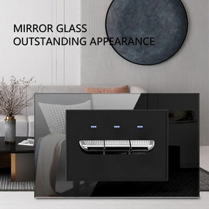 Glass Bảng điều chỉnh loại 118 Tường <span class=keywords><strong>TV</strong></span> ổ cắm truyền hình Ổ cắm Retro tinh tế che giấu cài đặt 110-250V đen/trắng/xám/vàng - Product Image 2