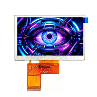 Écran de rétroviseur 4,3 pouces IPS TFT LCD Module d'affichage 800*480 Plage de température étendue ODM