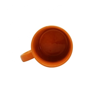 แก้วกาแฟเซรามิกสโตนแวร์,แก้วมักสีเปล่าพร้อมแผ่นปิดสีขาว - Product Image 5