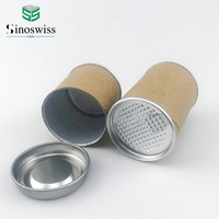 Cylindre en papier recyclable OEM pour l'alimentation, impression personnalisée, bio