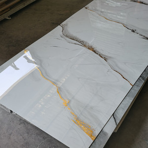 Panneau mural WPC décoration intérieure revêtement en marbre PVC déco bâtiment <span class=keywords><strong>peinture</strong></span> UV - Product Image 2