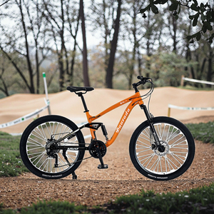 Alta calidad 26 pulgadas 27 velocidades <span class=keywords><strong>MTB</strong></span> SUSPENSIÓN COMPLETA adulto todoterreno bicicleta de montaña Doble amortiguador bicicletas - Product Image 1