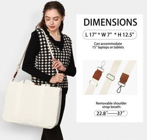 Bolsos de Mano Personalizados de Gran Capacidad para Mujer, Bolsos de Moda para Pañales de Bebé, Juego de Bolsos para Mamá para Ir de Compras - Product Image 3