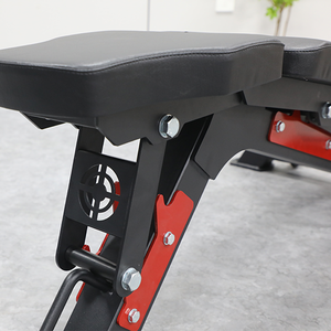 SAERDE Heavy Duty Adjustable <b>Weight</b> Bench Red Black Design for <b>Dumbbell</b> Barbell Workout Fitness Equipment <b>Weights</b> for Home Gym - Product Image 6