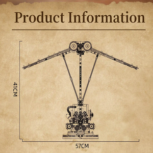 ชุดตัวต่อไคยู K96119-2 แบบจำลองเครื่องบินไบโอนิคสไตล์พังก์ พร้อมไฟส่องสว่างที่ปีก และชุดตัวต่อ 760 ชิ้น - Product Image 6