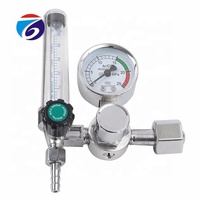 Regulator Tabung Gas Manual 0-25MPa untuk Argon CO2 Pengukur Aliran Suhu Tinggi untuk Pengelasan MIG