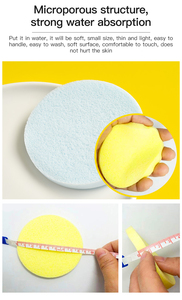 ฟองน้ำเช็ดหน้าแบบนุ่มใช้ซ้ำได้ฟองน้ำสำหรับทำความสะอาดผิวหน้า - Product Image 6