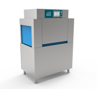 Mesin Pencuci Piring Otomatis Stainless Steel Komersial untuk Restoran, Hotel & Bar 380V