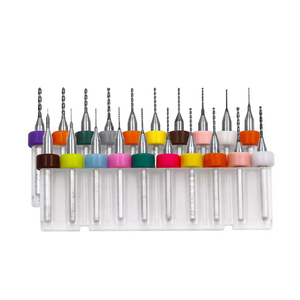 10 cái/bộ 0.2mm đến 3.175mm PCB nhỏ khoan bit vonfram thép cacbua cho bảng mạch in CNC khoan bit - Product Image 1