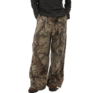 Pantalones Cargo de Lona Personalizados de Talla Grande para Hombre, Estilo Casual, Cintura Media, Holgados, Camuflaje, Precio al por Mayor - Product Image 4