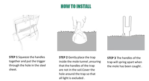 Trampa para Topos de Metal Galvanizado, Tipo Tijera, para Jardín y Granja - Product Image 4