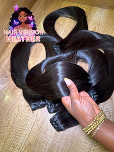 越南缅甸生发未加工的原始天然波浪发货商，越南生角质层对齐人发束 - Product Image 4