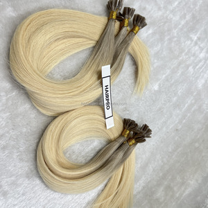 Última Venta Caliente Leshine Suelto Pelo <span class=keywords><strong>de</strong></span> Onda Profunda <span class=keywords><strong>Europa</strong></span> Cutícula Alineada <span class=keywords><strong>Punta</strong></span> en U Doble Dibujado Ruso Pre-Bonded Cabello Sin Procesar - Product Image 3