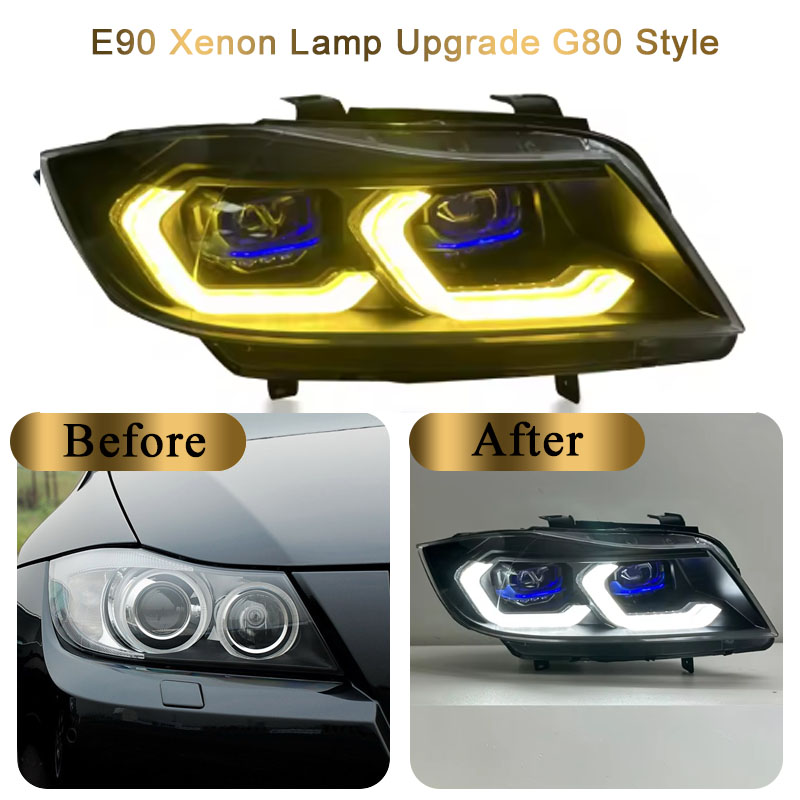 Faro DRL bianco/giallo - Versione Xenon