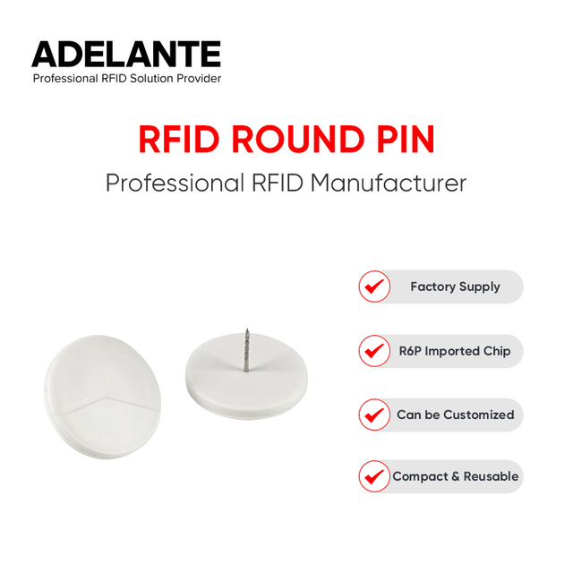 RFID PIN Square Hard Tag Pin for Clothes EAS Anti-Theft Security 35x35x25mm for Shopping Mall & Supermarket Use