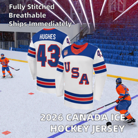 Maillot de hockey sur glace pour l'hiver 2026 # 87 Sidney Cr-osby # 97 Connor McDavid # 29 Nathan MacKinnon Respirant pour hommes adultes, cousu