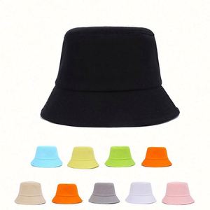 Custom Wholesale Summer Cartoon Breathable Cotton Bucket Hat with Visor for Fishing Casual Daily Use Unisex Adult - Product Image 1