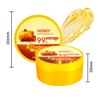 Gel hydratant apaisant pour le visage, soin de la peau, biologique, pur, naturel, à l'aloe vera, au miel, au concombre, à l'acide kojique, en gros