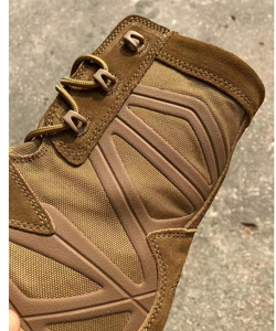 Bottes de combat en daim marron coyote DFA120 Jungle - Product Image 5
